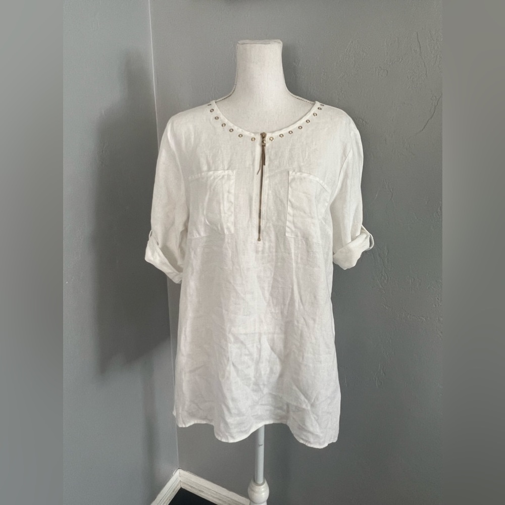 ELLEN TRACY blouse size L